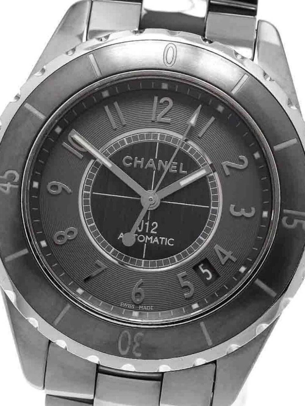 CHANEL J12 Chromatic 38MM H2979 Date gray Dial Automatic Men's Watch_958429